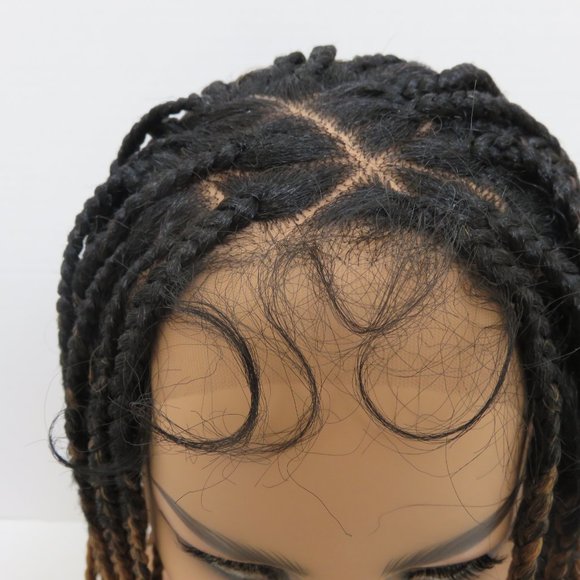 Outre Knotless Triangle Part Braids HD Lace Frontal Wig - Picture 3 of 15